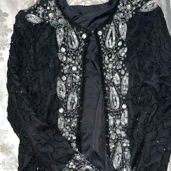 Vintage short bedazzled jacket - Picture 5 of 7
